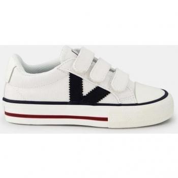 Zapatillas Victoria de lona blanco para niños