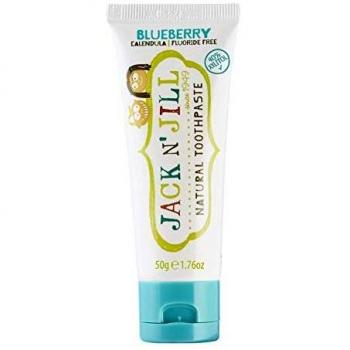 Dentífrico Natural para Niños Sabor Arándano - Sin Flúor ni Azúcar - Ingredientes Orgánicos - Jack N' Jill 50 g