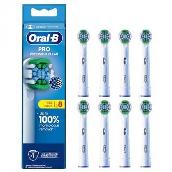 Cabezales de Repuesto Oral-B Pro Precision Clean para Cepillos Eléctricos - Pack de 8 Unidades