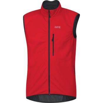 Gore Bike Wear 100037 Chaleco, Hombre, Rojo 2018, S