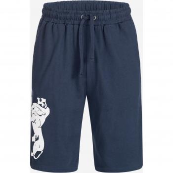 Lonsdale London Men's Badnagie Sweat Shorts - Navy Blue