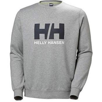 Helly Hansen Men's HH Logo Crew Neck Sweatshirt, Gray, Size XL