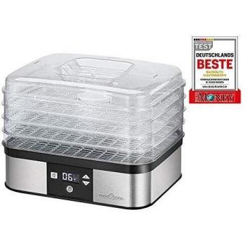 Proficook DR 1116 Deshidratador de Alimentos con Control de Temperatura, 350 W, 1 Cubic_Feet, 1 Decibelios, Acero Inoxidable