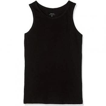 NAME IT Nmmtank Top 2p Noos Camiseta sin Mangas, Negro