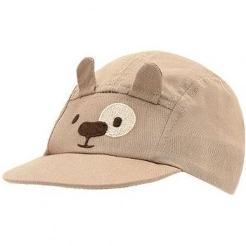 Gorra popelín de bebé con bordado y apliques 3D