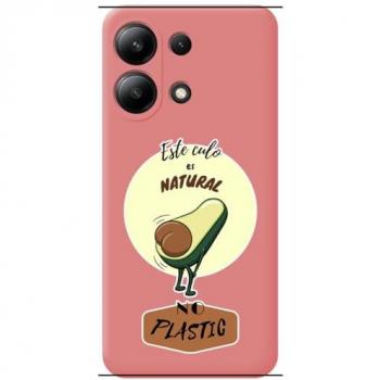 Funda Silicona Líquida Rosa para Xiaomi Redmi Note 13 4G con Diseño de Culo Natural