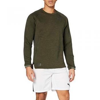 Puma N.R.G. Actum Crew Jacket, Hombre, Forest Night Heather, S