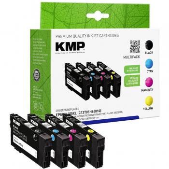 Cartuchos de tinta KMP compatibles Epson 405XL, paquete múltiple negro, cian, magenta y amarillo