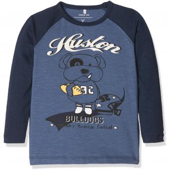 NAME IT Nmmdakko LS Top Box, Camisa Manga Larga Para Bebés, Multicolor