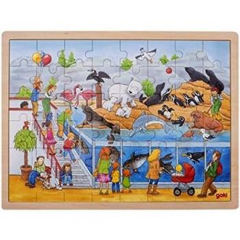 Puzzle de Madera Visita al Zoológico - 48 Piezas