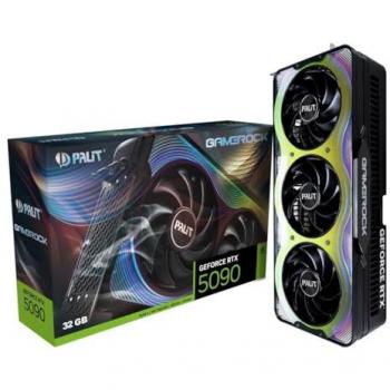 Tarjeta Gráfica Palit GeForce RTX 5090 GameRock 32GB GDDR7 HDMI/3xDP PCIe 5.0 DLSS 4