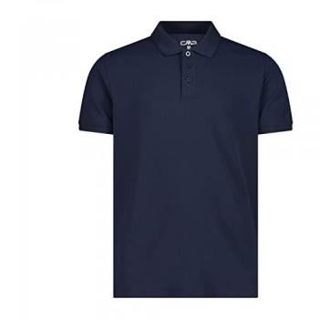 CMP Short Sleeve Black Polo Shirt for Men