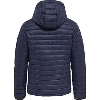 Abrigo Acolchado Rojo Hummel con Capucha para Hombre