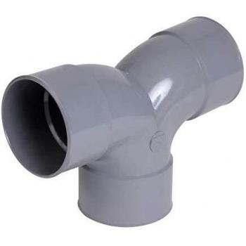 Codo Doble PVC 87°30 Femenino/Femenino Diámetro 100mm - NICOLL