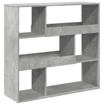 Estantería/Divisor de Espacios Hormigón Gris 100x33x94,5 cm