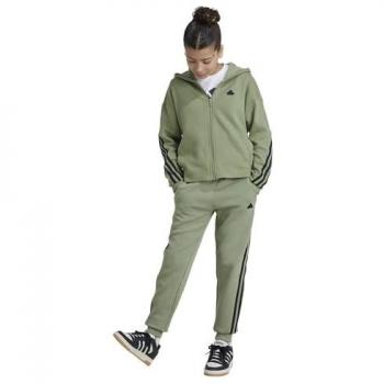Pantalón adidas Future Icons 3 Bandas Cotton Niña Verde