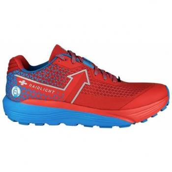 Zapatillas de Trail Running Raidlight Ultra 2.0 azul rojo naranja - Talla 42.5