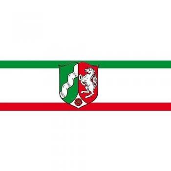 DIPLOMAT-FLAGS Renania del Norte-Westfalia Bandera | Bandera Paisaje | 0.06m² | 20x30cm Banderas de Coche