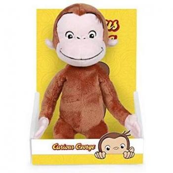 Famosa Softies Curious George Abominable Movie DreamWorks Carattere Peluche, 25 Centímetros, con Sonido