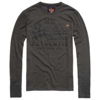 Superdry - Camiseta de manga larga - para hombre gris XX-Large