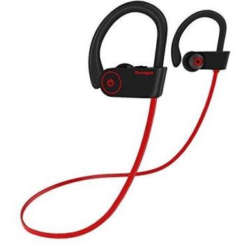 Auriculares Bluetooth 4.2 Inalambricos Yuanguo Cascos Deportivos In Ear Sonido Estéreo con Micrófono y Cancelación de Ruido CVC 6.0 &Tecnología APTX Impermeable IPX7 para Correr Andar en Bicicleta