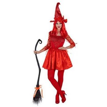Banyant Toys Disfraz Bruja Roja Mujer: S