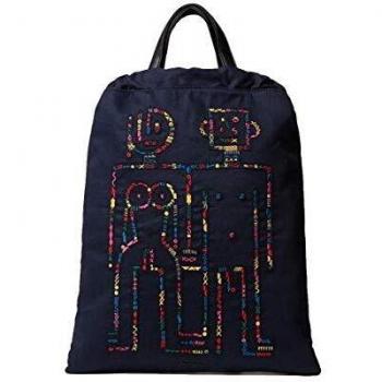 Mochila Desigual Robots con Cordones de Algodón Azul U