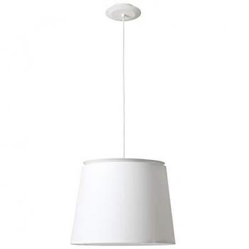 Lámpara Colgante Savoy Cilíndrica Blanca E27 31,1 cm