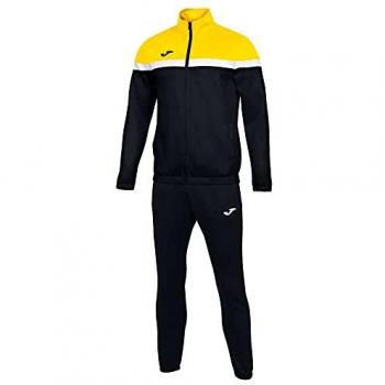 Chándal Joma Danubio Hombre Negro-Amarillo