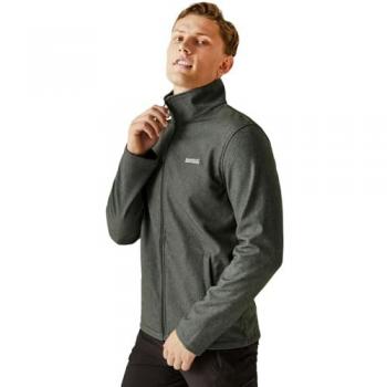 Regatta Men's Cera V Softshell Jacket, Water-repellent, Wind-resistant, Durable, Stretch fabric, Color: Seal Grey Marl, Size: 3XL