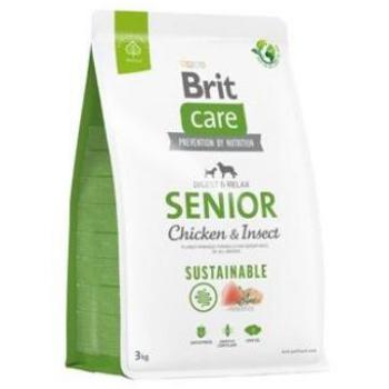 Alimento seco para perros mayores Brit Care Sostenible con pollo e insectos 3 kg
