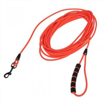 Correa de rastreo TIAKI Neo Comfort roja para perros - 10 m x 6 mm