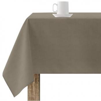 Mantel antimanchas Belum Rodas 91 Marrón 200 x 150 cm - Mantel de mesa de resina antimanchas, tamaño 200x140 cm, tacto extrasuave, color marrón, 100