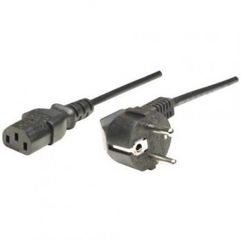 Manhattan 391399 - Cable (1,8m, Negro, 250V)