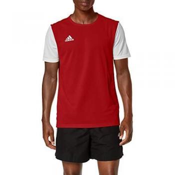 adidas ESTRO 19 JSY Camiseta de Manga Corta, Hombre, Power Red, S