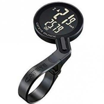 Cat Eye Computadora Quick Podómetro Ciclismo Unisex Adulto, Negro