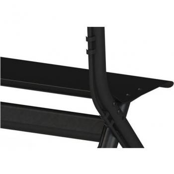 Soporte para TV tipo carro Vision VFM-F12 - Estilo caballete - Acero negro mate - Pantallas de 139.7 a 254 cm (55-100)