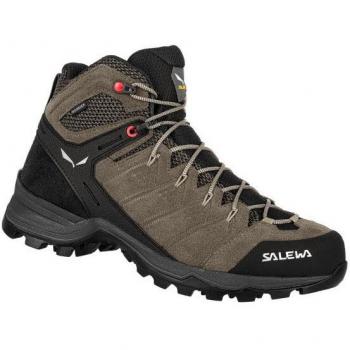 Salewa Botas de Senderismo Alp Mate Mid WP para mujer, color marrón y negro, talla 38.5