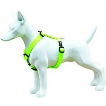 Freedog FD4002037 - Arnés Nylon neón, para Perro, Verde flúor