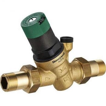 Regulador de presión fácil ajuste doble macho M3/4' (20x27) con conexión para manómetro NOYON & THIEBAULT