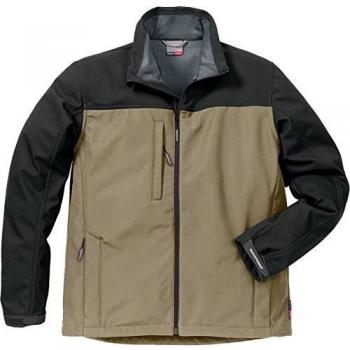 Fristad Kansas - Jacket Softshell 4119 SSR Medium Khaki/Black 113930-299 M