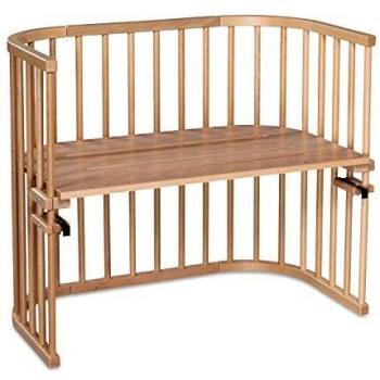babybay - Cuna esquinera multiusos lacada en madera [importado de Alemania], Natural barnizado