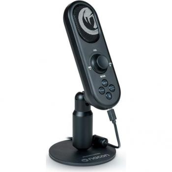 Micrófono de Sobremesa Nacon para Streaming y PC, Conexión Jack de 3.5 mm, Color Negro