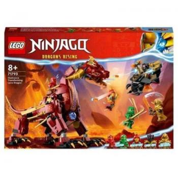 LEGO Ninjago 71793 Dragón de Lava Transformable de Heatwave, Juego de Construcción, 479 Piezas, Edad Recomendada 8+ Años
