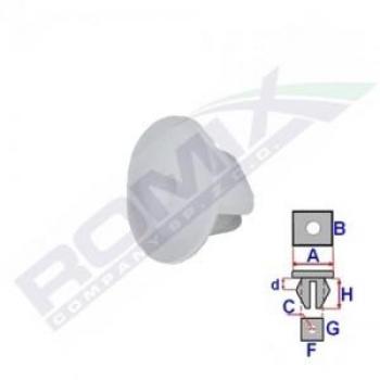 Pinza para tapicería y grapa ROMIX C70169, herramienta de sujeción, fabricada en acero al carbono, mango ergonómico para un agarre cómodo, diseño compacto y ligero, ideal para trabajos de tapicería