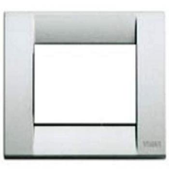 Vimar 16733,21 Serie Idea Placa Metálica 3 Módulos Plata