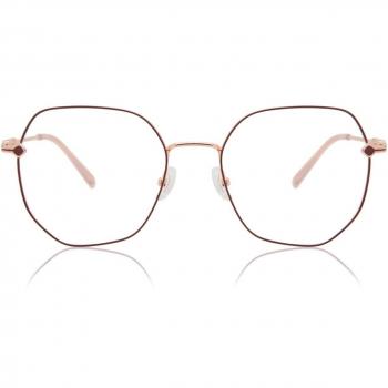Oval Montuta completa Metálico Rojas Armazones para Hombre - Gafas Anti-Azules - SmartBuy Collection