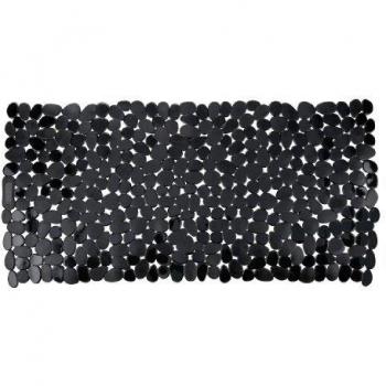 Wenko Paradise Alfombra para Bañera, Negro, 71x36x3 cm