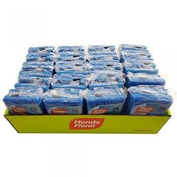 Mundo Floral Estropajos salvauñas de fibra azul que no rayan. Pack 2 uds. Especial limpieza de vitrocerámicas u otras superficies sin rayar.