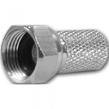 Conector F Televes FST 70D 7mm con anillo de sellado para cable de antena